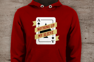 Ace of Spades Nothing Up My Sleeve SVG