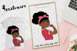 Afro, Rosie the Riveter, Girl Power SVG Review