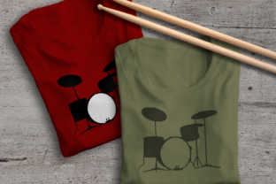 Rock and Roll Drum Kit SVG: A Bold Design for Embroidery Projects