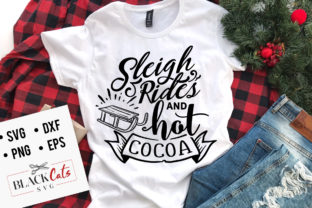 Sleigh Rides and Hot Cocoa SVG for Real Embroidery Projects